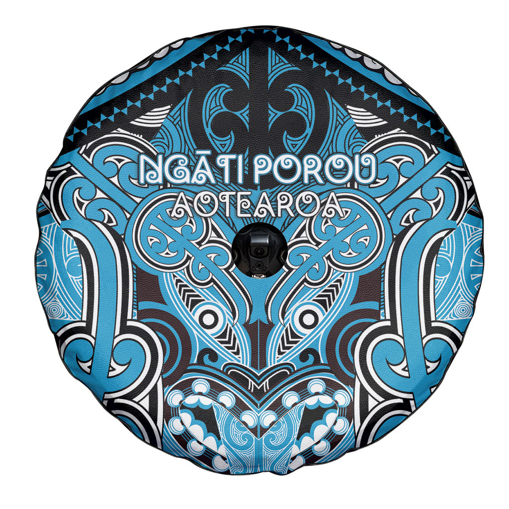 Aotearoa Iwi Ngati Porou Spare Tire Cover Maori Kowhaiwhai Pattern LT19 - Polynesian Pride