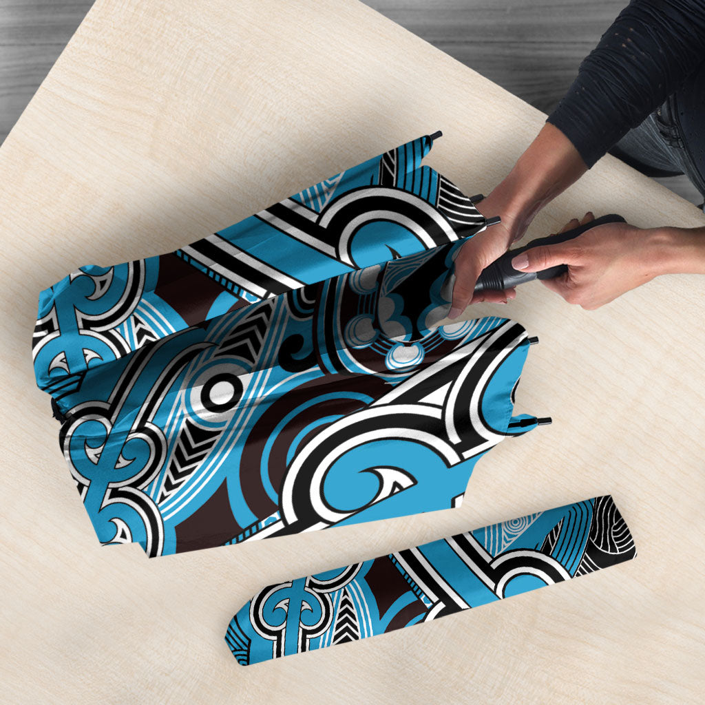 Aotearoa Iwi Ngati Porou Umbrella Maori Kowhaiwhai Pattern LT19 - Polynesian Pride