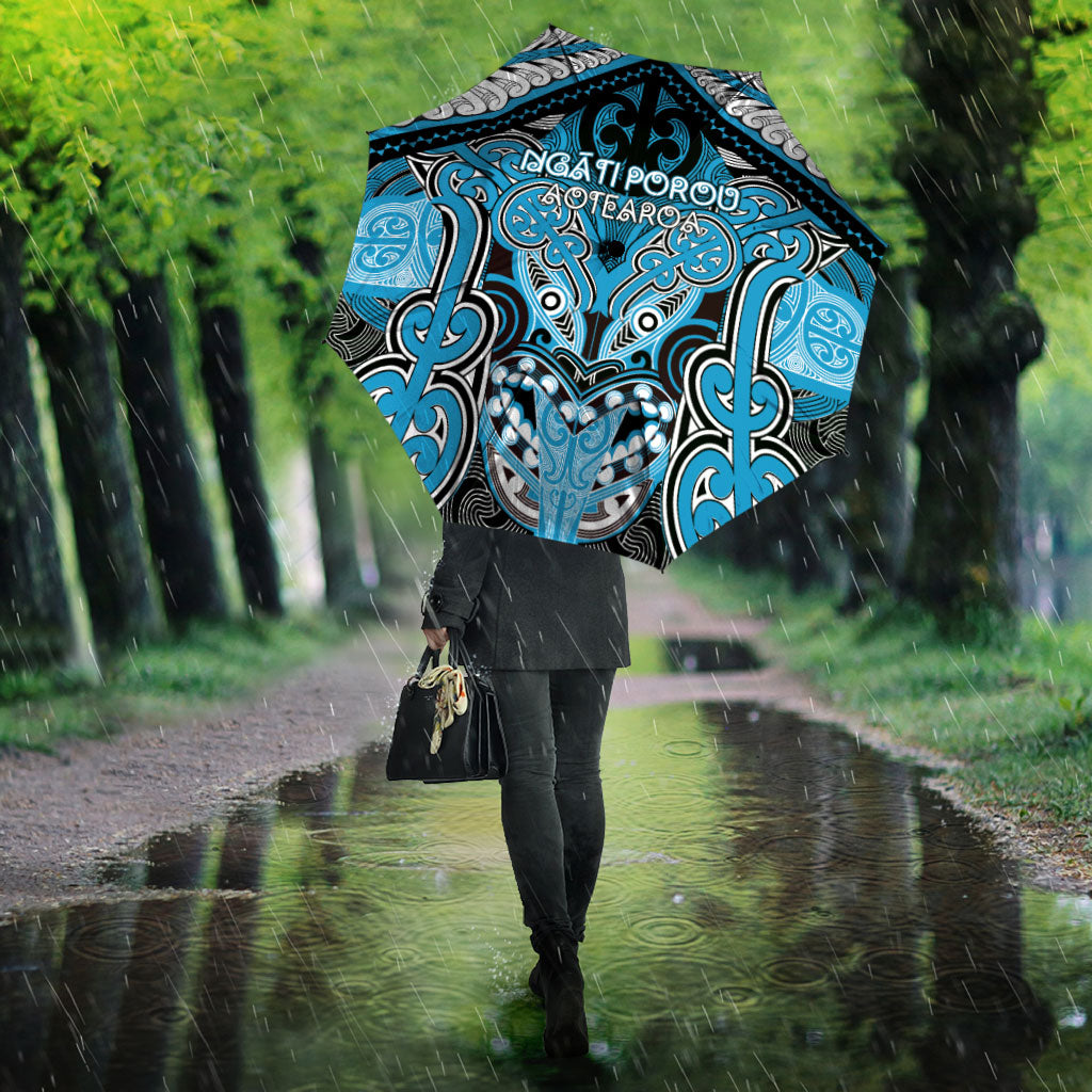 Aotearoa Iwi Ngati Porou Umbrella Maori Kowhaiwhai Pattern LT19 - Polynesian Pride