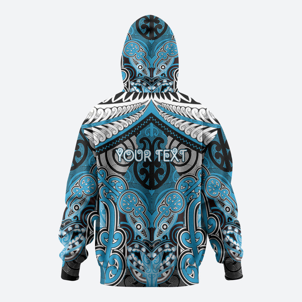Aotearoa Iwi Ngati Porou Personalised Zip Hoodie Maori Kowhaiwhai Pattern LT19 - Polynesian Pride