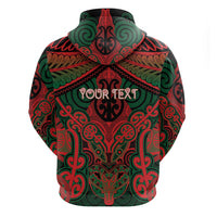 Aotearoa Iwi Tuhoe Personalised Hoodie Maori Kowhaiwhai Pattern LT19 - Polynesian Pride