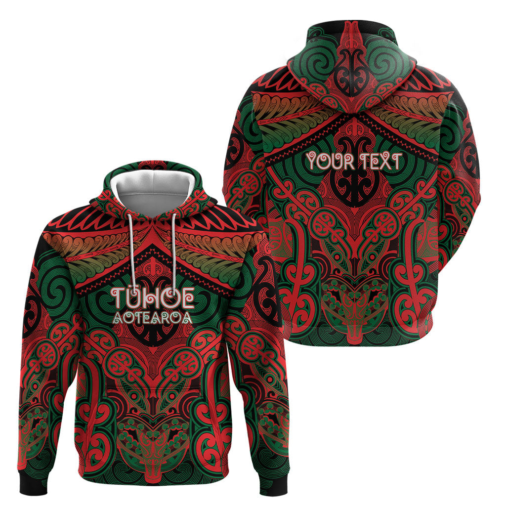 Aotearoa Iwi Tuhoe Personalised Hoodie Maori Kowhaiwhai Pattern LT19 - Polynesian Pride