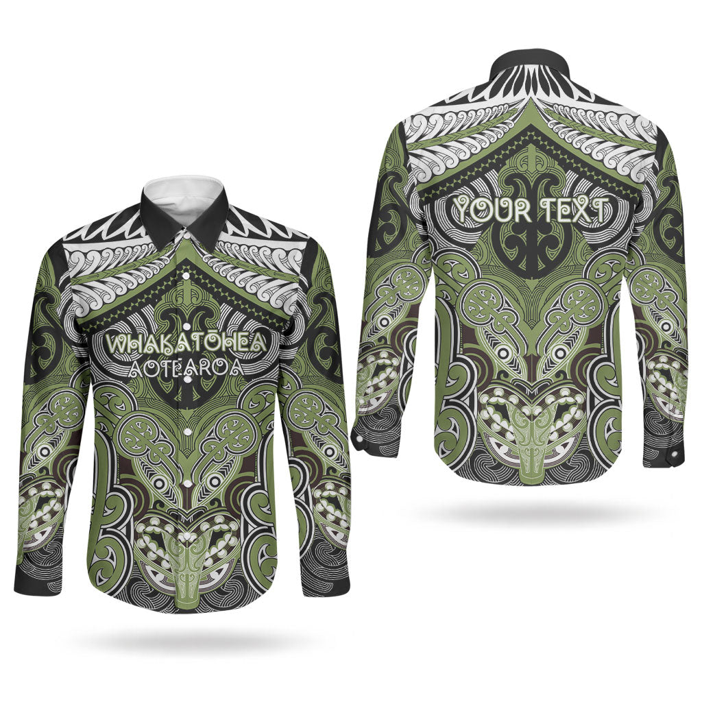 Aotearoa Iwi Whakatohea Personalised Couples Matching Tank Maxi Dress and Long Sleeve Button Shirt Maori Kowhaiwhai Pattern LT19 - Polynesian Pride