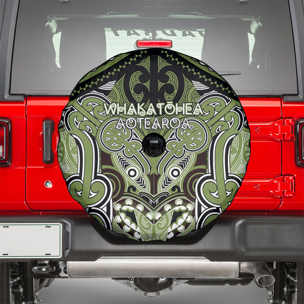Aotearoa Iwi Whakatohea Spare Tire Cover Maori Kowhaiwhai Pattern LT19 - Polynesian Pride