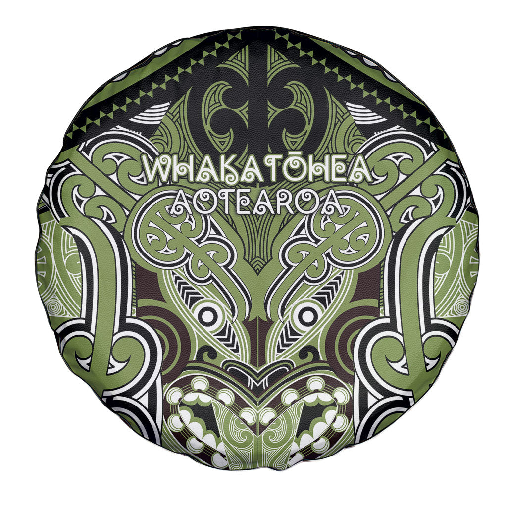 Aotearoa Iwi Whakatohea Spare Tire Cover Maori Kowhaiwhai Pattern LT19 - Polynesian Pride