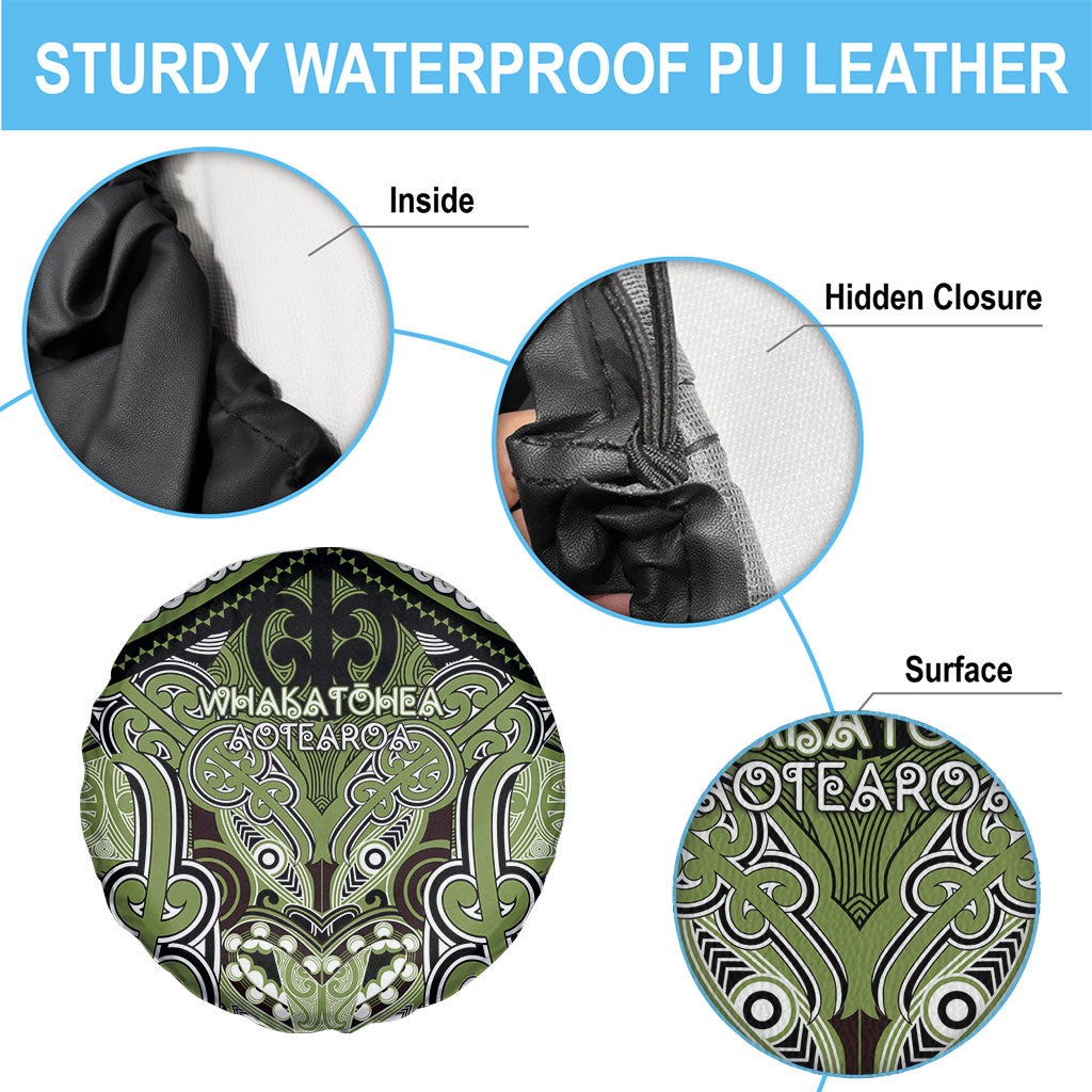 Aotearoa Iwi Whakatohea Spare Tire Cover Maori Kowhaiwhai Pattern LT19 - Polynesian Pride