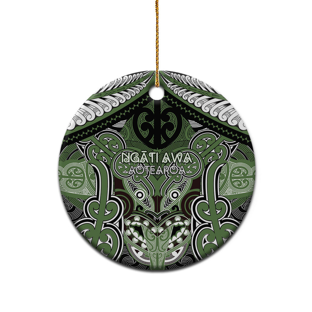 Aotearoa Iwi Ngati Awa Personalised Ceramic Ornament Maori Kowhaiwhai Pattern LT19 - Polynesian Pride