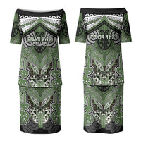 Aotearoa Iwi Ngati Awa Personalised Couples Matching Puletasi and Hawaiian Shirt Maori Kowhaiwhai Pattern LT19 - Polynesian Pride