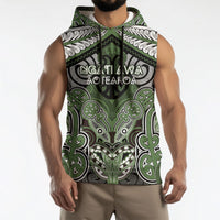 Aotearoa Iwi Ngati Awa Personalised Sleeveless Hoodie Maori Kowhaiwhai Pattern LT19 - Polynesian Pride