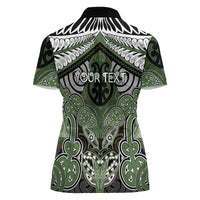 Aotearoa Iwi Ngati Awa Personalised Women Polo Shirt Maori Kowhaiwhai Pattern LT19 - Polynesian Pride