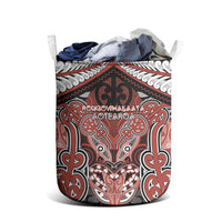 Aotearoa Iwi Rongowhakaata Laundry Basket Maori Kowhaiwhai Pattern LT19 - Polynesian Pride