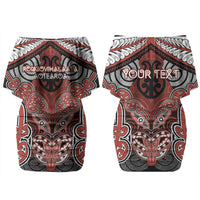 Aotearoa Iwi Rongowhakaata Personalised Couples Matching Off Shoulder Short Dress and Hawaiian Shirt Maori Kowhaiwhai Pattern LT19 - Polynesian Pride