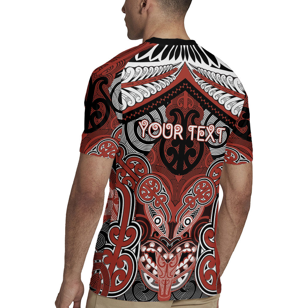 Aotearoa Iwi Rongowhakaata Personalised Rugby Jersey Maori Kowhaiwhai Pattern LT19 - Polynesian Pride