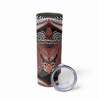 Aotearoa Iwi Rongowhakaata Personalised Skinny Tumbler Maori Kowhaiwhai Pattern LT19 - Polynesian Pride