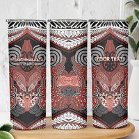 Aotearoa Iwi Rongowhakaata Personalised Skinny Tumbler Maori Kowhaiwhai Pattern LT19 - Polynesian Pride