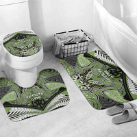Aotearoa Iwi Ngati Raukawa Bathroom Set Maori Kowhaiwhai Pattern