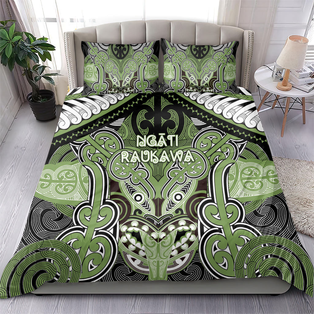 Aotearoa Iwi Ngati Raukawa Bedding Set Maori Kowhaiwhai Pattern LT19 - Polynesian Pride