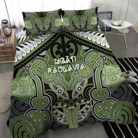 Aotearoa Iwi Ngati Raukawa Bedding Set Maori Kowhaiwhai Pattern LT19 - Polynesian Pride