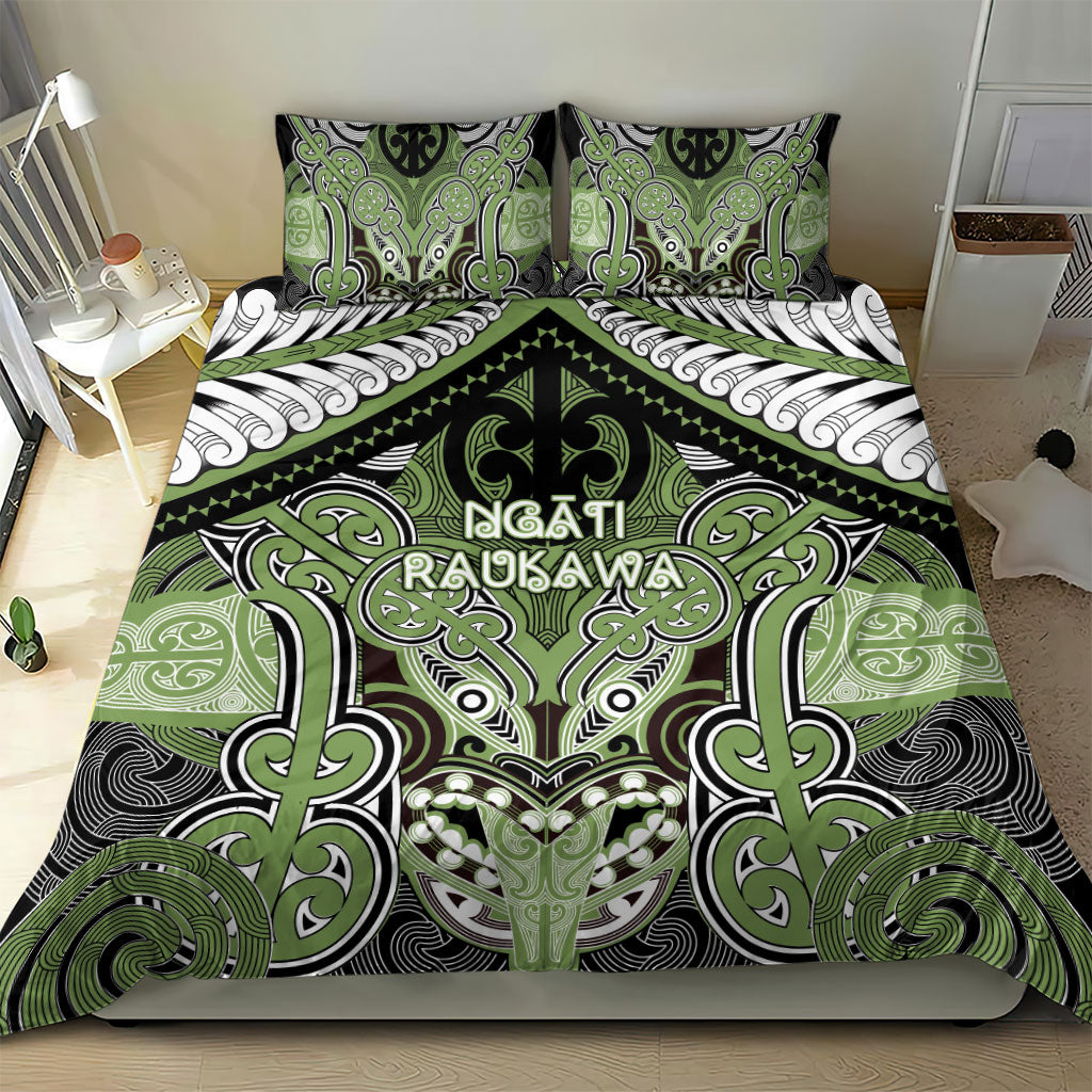 Aotearoa Iwi Ngati Raukawa Bedding Set Maori Kowhaiwhai Pattern LT19 - Polynesian Pride