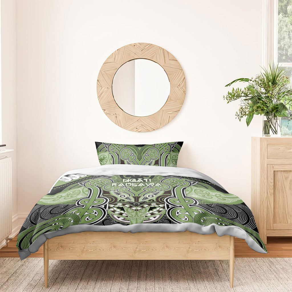 Aotearoa Iwi Ngati Raukawa Bedding Set Maori Kowhaiwhai Pattern LT19 - Polynesian Pride