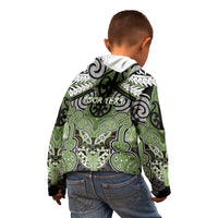 Aotearoa Iwi Ngati Raukawa Personalised Kid Hoodie Maori Kowhaiwhai Pattern LT19 - Polynesian Pride