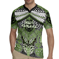 Aotearoa Iwi Ngati Raukawa Personalised Rugby Jersey Maori Kowhaiwhai Pattern LT19 - Polynesian Pride