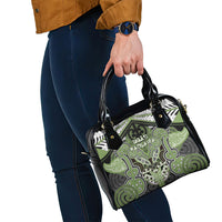 Aotearoa Iwi Ngati Raukawa Shoulder Handbag Maori Kowhaiwhai Pattern
