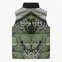 Aotearoa Iwi Ngati Raukawa Personalised Sleeveless Puffer Jacket Maori Kowhaiwhai Pattern LT19 - Polynesian Pride