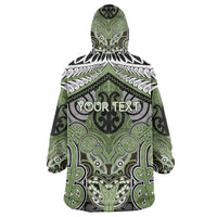 Aotearoa Iwi Ngati Raukawa Personalised Wearable Blanket Hoodie Maori Kowhaiwhai Pattern LT19 - Polynesian Pride