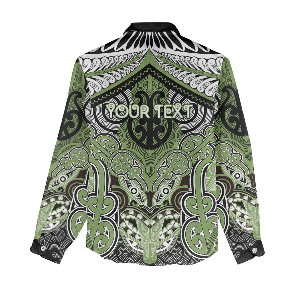 Aotearoa Iwi Ngati Raukawa Personalised Women Casual Shirt Maori Kowhaiwhai Pattern LT19 - Polynesian Pride