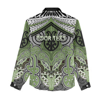 Aotearoa Iwi Ngati Raukawa Personalised Women Casual Shirt Maori Kowhaiwhai Pattern LT19 - Polynesian Pride