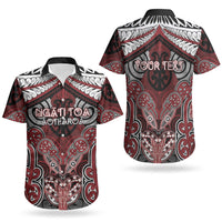 Aotearoa Iwi Ngati Toa Personalised Couples Matching Summer Maxi Dress and Hawaiian Shirt Maori Kowhaiwhai Pattern LT19 - Polynesian Pride
