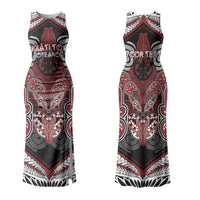 Aotearoa Iwi Ngati Toa Personalised Couples Matching Tank Maxi Dress and Hawaiian Shirt Maori Kowhaiwhai Pattern LT19 - Polynesian Pride