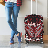 Aotearoa Iwi Ngati Toa Luggage Cover Maori Kowhaiwhai Pattern LT19 - Polynesian Pride