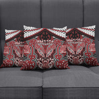Aotearoa Iwi Ngati Toa Pillow Cover Maori Kowhaiwhai Pattern LT19 - Polynesian Pride