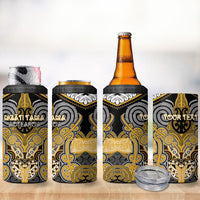 Aotearoa Iwi Ngati Tama Personalised 4 in 1 Can Cooler Tumbler Maori Kowhaiwhai Pattern LT19 - Polynesian Pride