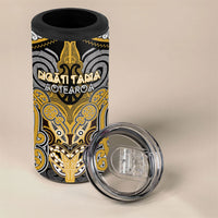Aotearoa Iwi Ngati Tama Personalised 4 in 1 Can Cooler Tumbler Maori Kowhaiwhai Pattern LT19 - Polynesian Pride