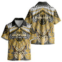 Aotearoa Iwi Ngati Tama Personalised Kid Hawaiian Shirt Maori Kowhaiwhai Pattern LT19 - Polynesian Pride