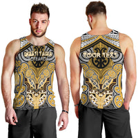 Aotearoa Iwi Ngati Tama Personalised Men Tank Top Maori Kowhaiwhai Pattern LT19 - Polynesian Pride
