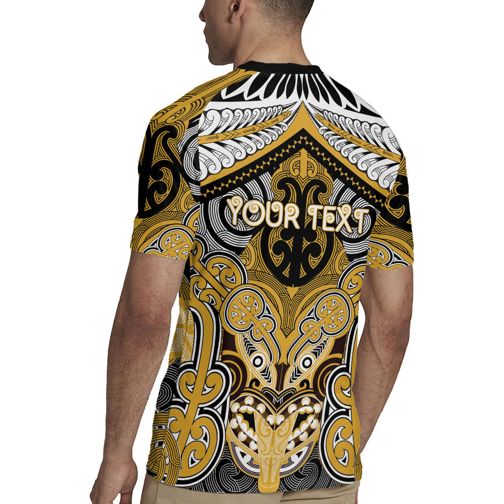 Aotearoa Iwi Ngati Tama Personalised Rugby Jersey Maori Kowhaiwhai Pattern LT19 - Polynesian Pride