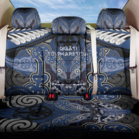 Aotearoa Iwi Ngati Tuwharetoa Back Car Seat Cover Maori Kowhaiwhai Pattern LT19 One Size Blue - Polynesian Pride