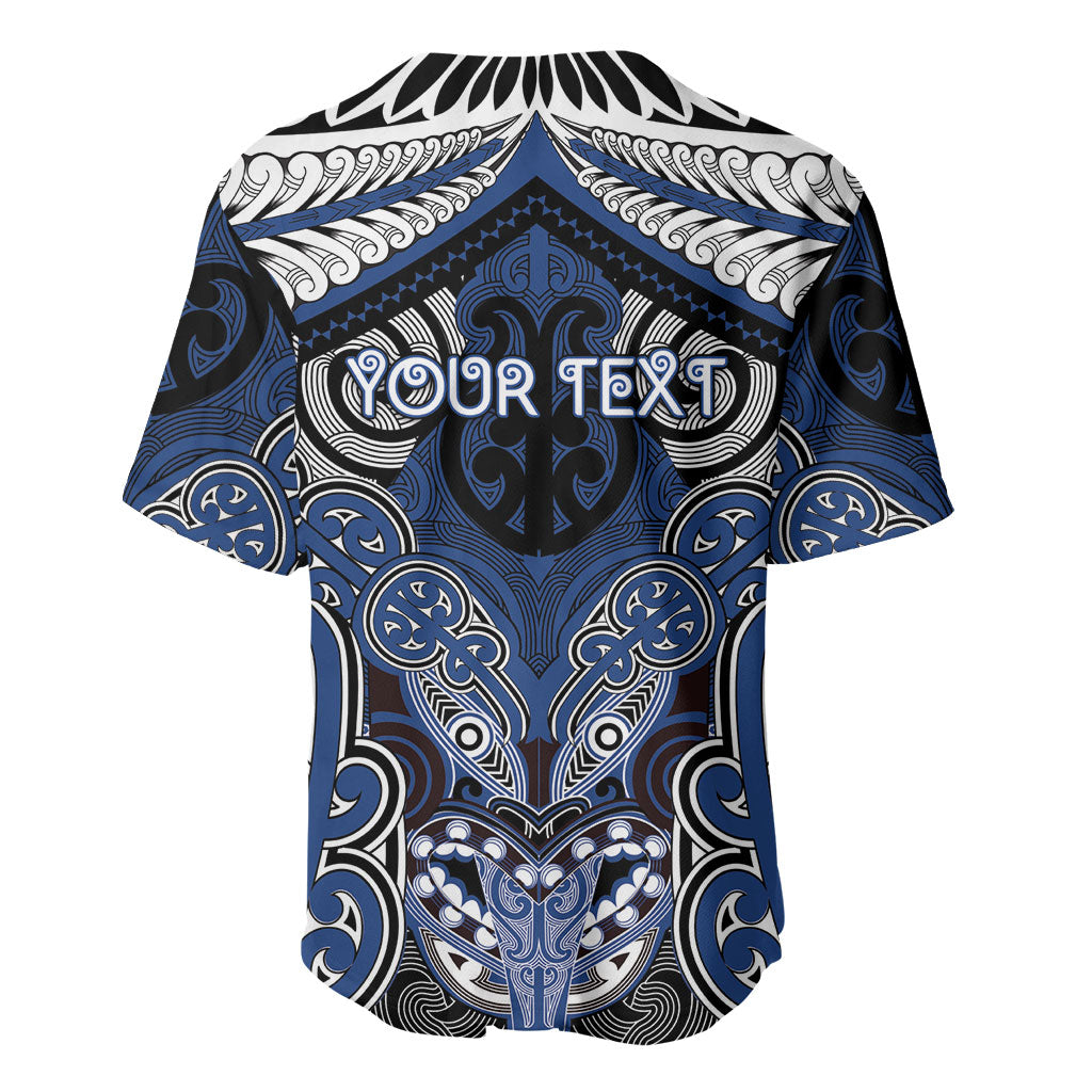 Aotearoa Iwi Ngati Tuwharetoa Personalised Baseball Jersey Maori Kowhaiwhai Pattern LT19 - Polynesian Pride