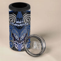 Aotearoa Iwi Ngati Tuwharetoa Personalised 4 in 1 Can Cooler Tumbler Maori Kowhaiwhai Pattern LT19 - Polynesian Pride