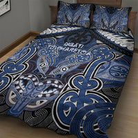Aotearoa Iwi Ngati Tuwharetoa Quilt Bed Set Maori Kowhaiwhai Pattern LT19 - Polynesian Pride