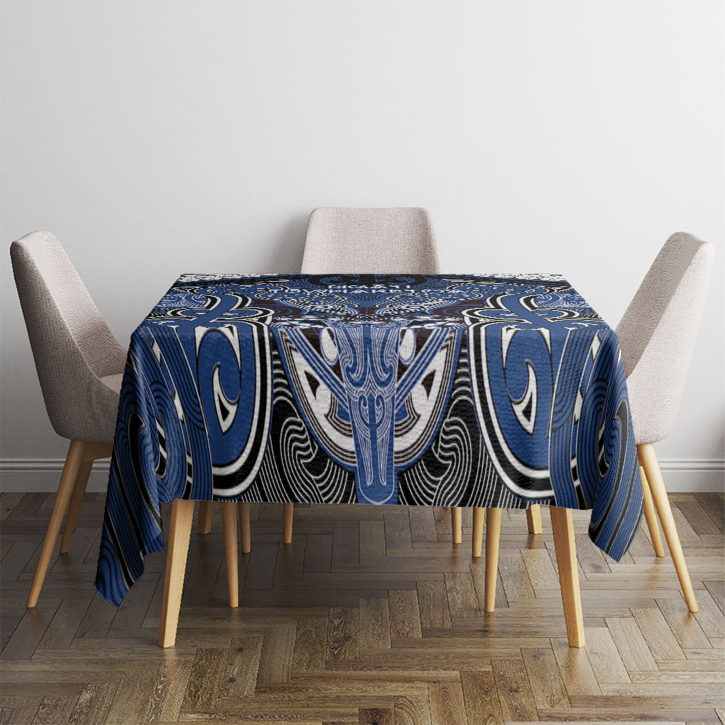 Aotearoa Iwi Ngati Tuwharetoa Tablecloth Maori Kowhaiwhai Pattern LT19 - Polynesian Pride