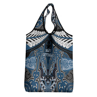 Aotearoa Iwi Ngati Mutunga Grocery Bag Maori Kowhaiwhai Pattern