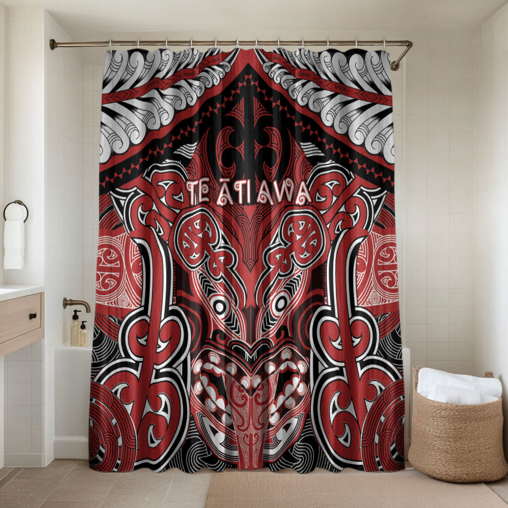 Aotearoa Iwi Te Ati Awa Bathroom Set Maori Kowhaiwhai Pattern