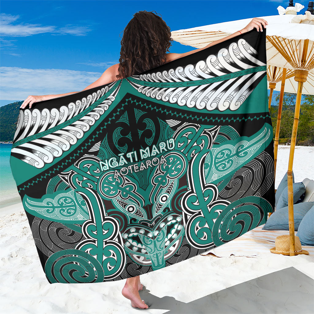Aotearoa Iwi Ngati Maru Sarong Maori Kowhaiwhai Pattern