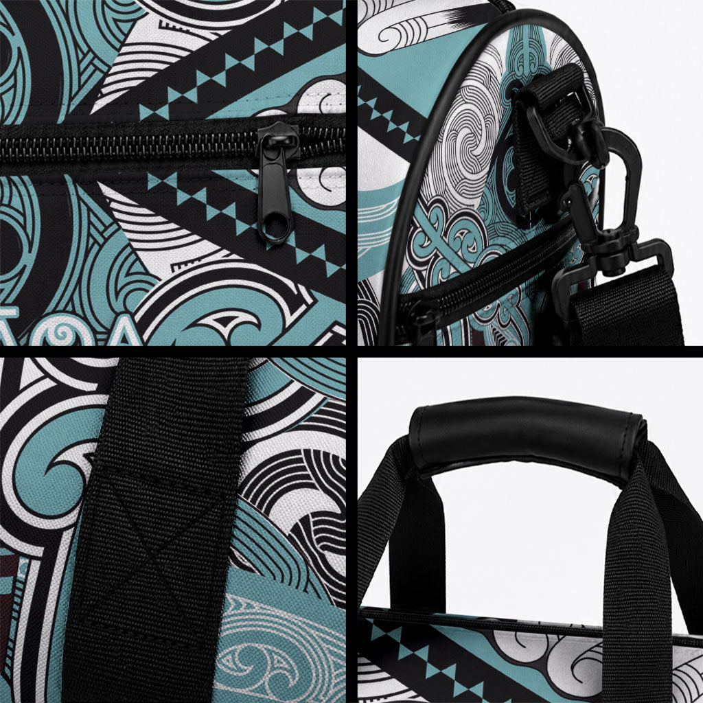 Aotearoa Iwi Ngati Paoa Duffle Bag Maori Kowhaiwhai Pattern