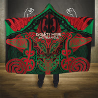 Aotearoa Iwi Ngati Hine Hooded Blanket Maori Kowhaiwhai Pattern